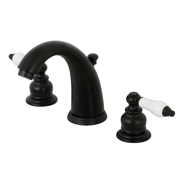 Kingston Brass KB980PL Victorian 2-Handle 8" Widespread Bathroom Faucet, Matte Black KB980PL - main
